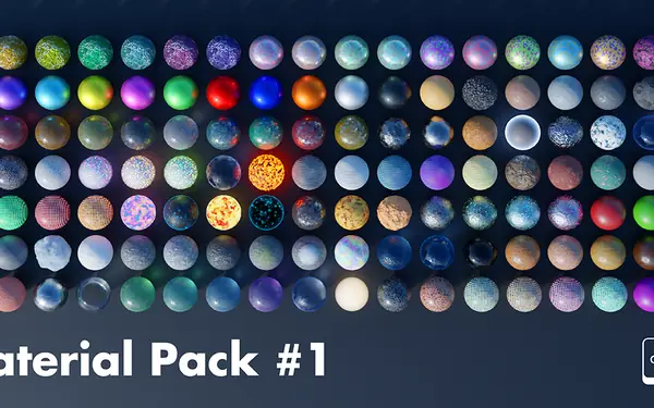 Alt Tab 128 Materials Pack Blender preview by Alt Tab