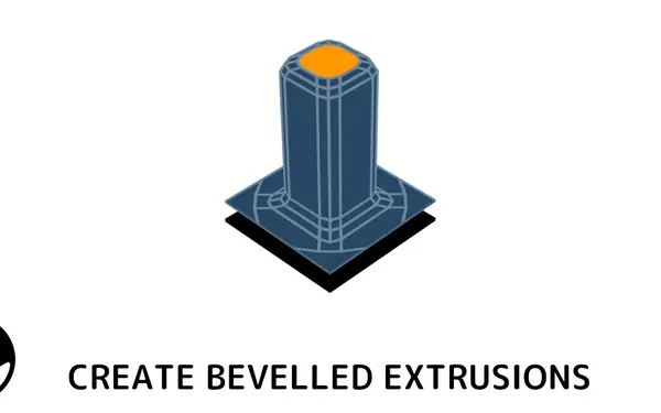 Bevelled Extrude Blender preview by Mark Kingsnorth
