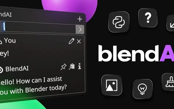 BlendAI - Smart Assistant and Tools Blender preview by Ruben Messerschmidt