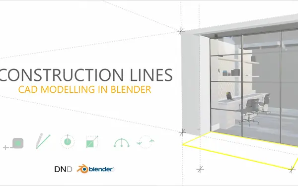 Construction Lines Blender preview by Dan Norris