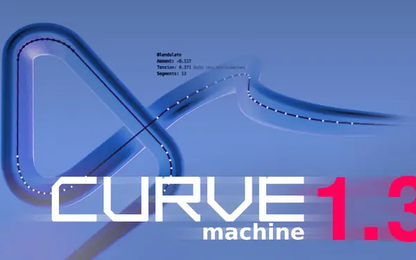 CURVEmachine Blender preview by MACHIN3