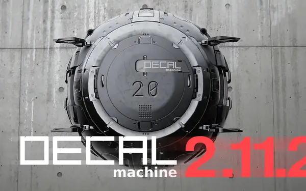 DECALmachine Blender preview by MACHIN3
