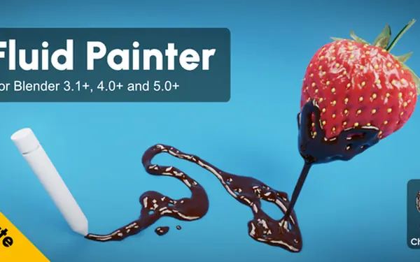 Fluid Painter Blender preview by Mk3dLab