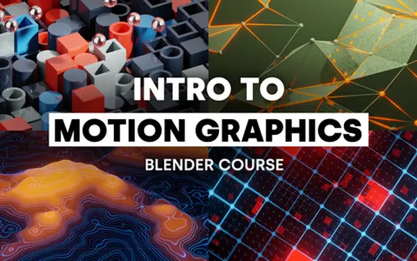 Intro To Motion Graphics (Blender Course) Blender preview by Ducky 3D