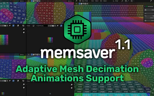 memsaver Memory Optimizer VRAM Saver Blender preview by polygoniq