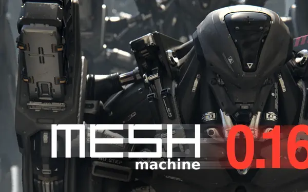 MESHmachine Blender preview by MACHIN3