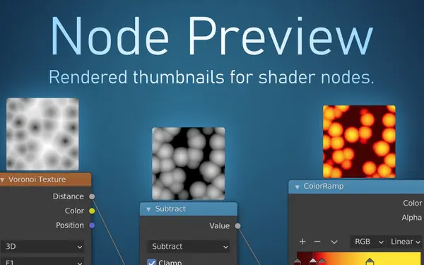 Node Preview Blender preview by Simon Wendsche