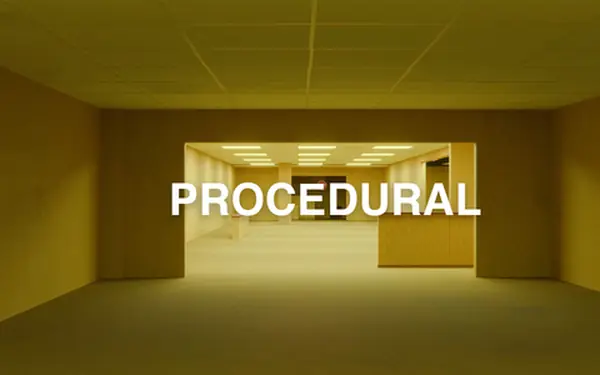 Procedural Backrooms generator Blender preview by Šime Bugarija