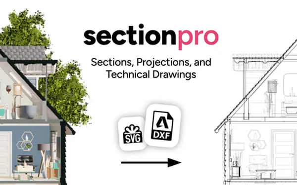 Section Pro - Floor Plans, Elevations & Technical Drawings Blender preview by Ruben Messerschmidt