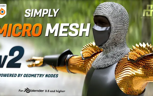 Simply Micro Mesh Blender preview by VjaceslavT