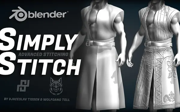 Simply Stitch Blender preview by VjaceslavT