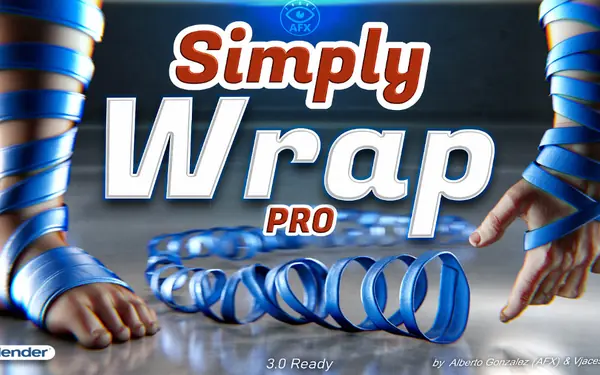 Simply Wrap Pro Blender preview by VjaceslavT