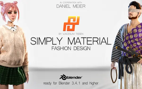 Simply Material | Fashion Design Blender preview by VjaceslavT
