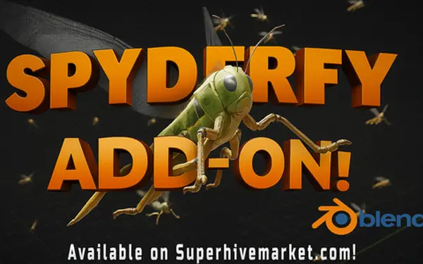 Spyderfy: Boid Systems Add-On Blender preview by LIGHTARCHITECT