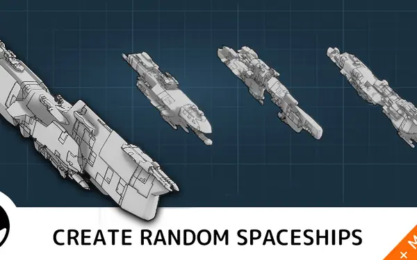 Starship Generator Blender preview by Mark Kingsnorth