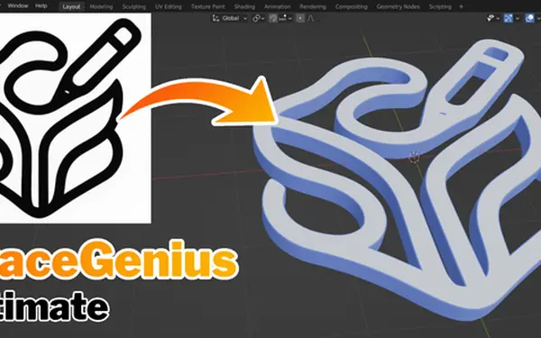 TraceGenius Ultimate 1.7 Blender preview by Russel Studios