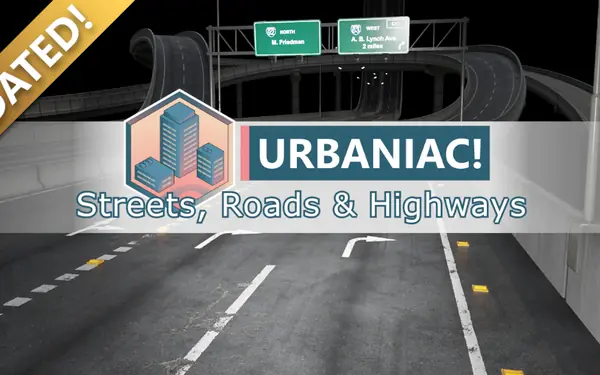 Urbaniac! Streets, Roads and Highways Blender preview by Patricio Massun