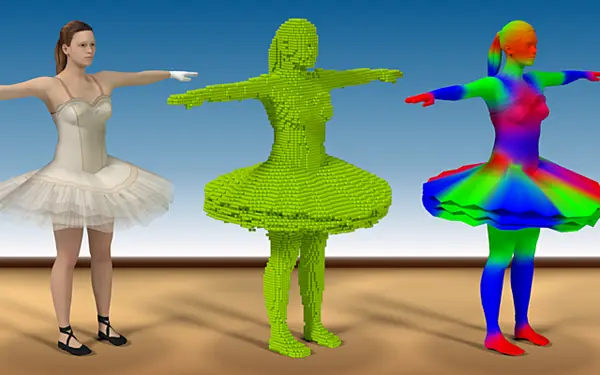 Voxel Heat Diffuse Skinning Blender preview by Mesh Online