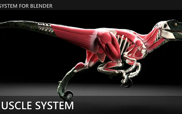 X-Muscle System 4.0 Blender preview by k44dev Software