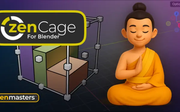 Zen Cage v1.0.2 Blender preview by Zenmasters